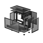 DeepCool CH260 Black Компютърна кутия