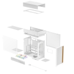 DeepCool CL660 WH ARGB White Компютърна кутия
