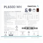 DeepCool PL650D WH V2 650 W, 80 PLUS Bronze, PCIe 5.1, ATX 3.1 Захранване за компютър