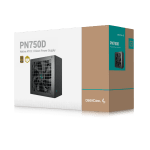 DeepCool PN750D 750W, 80 Plus Gold, PCIe 5.1, ATX 3.1 Захранване за компютър
