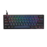 Ducky One 3 Pro Mini Nazca Line Black 8K Hot-Swappable RGB Геймърска механична клавиатура с Cherry MX2A Speed Silver суичове