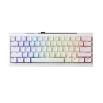 Ducky One X Mini Wireless White Безжична геймърска механична клавиатура с Ducky Inductive Magnetic регулируеми суичове