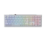 Ducky One X Mini Wireless White Безжична геймърска механична клавиатура с Ducky Inductive Magnetic регулируеми суичове