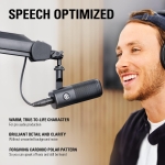 Elgato Wave DX Black Динамичен XLR Геймърски микрофон за стрийминг