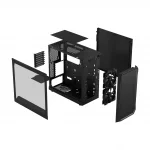 Fractal Design Focus 2 Black TG Clear Tint Компютърна кутия