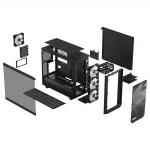 Fractal Design Meshify 2 Lite RGB Black TG Light Tint Компютърна кутия