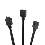 Fractal Design Prisma AL-14 PWM 140mm ARGB Black Комплект вентилатори (3 броя)