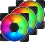 Fractal Design Prisma AL-14 PWM 140mm ARGB Black Комплект вентилатори (3 броя)