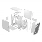 Fractal Design Torrent Compact White RGB TG Clear Tint Компютърна кутия