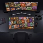 FS Blizzard Hearthstone Cardbacks XL Геймърски пад за мишка и клавиатура