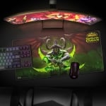 FS Blizzard World of WarCraft Burning Crusade Illidan Геймърски пад за мишка и клавиатура
