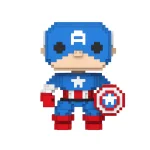 Funko Pop! 8-Bit: Marvel - Captain America (Special Edition) #1426 Фигурка