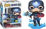 Funko POP! Marvel Avengers End Game S4 Captain America with Hammer (Glows in the Dark) (Metallic) (Special Edition) Фигурка