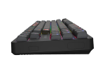 Fury Kanabo K6 Black/Grey TKL Hall Effect Геймърска механична клавиатура с Gateron Magnetic Orange регулируеми суичове