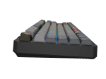 Fury Kanabo K6 Black/Grey TKL Hall Effect Геймърска механична клавиатура с Gateron Magnetic Orange регулируеми суичове