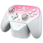 GameSir Super Nova Whipped Pink безжичен геймпад със зарядна станция