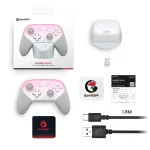 GameSir Super Nova Whipped Pink безжичен геймпад със зарядна станция