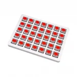 Gateron Low Profile 2.0 Red Switch Set 110 броя Комплект геймърски механични суичове за клавиатура