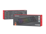 Genesis Thor 404 Black Геймърска механична клавиатура с Outemu Peach Silent v3 суичове