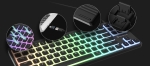 Genesis Thor 430 TKL Black Геймърска нископрофилна механична клавиатура с Outemu Pink Silent Low-profile суичове