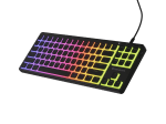 Genesis Thor 430 TKL Black Геймърска нископрофилна механична клавиатура с Outemu Pink Silent Low-profile суичове