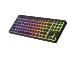 Genesis Thor 430 TKL Wireless Black Геймърска безжична нископрофилна механична клавиатура с Outemu Pink Silent Low-profile суичове