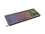 Genesis Thor 430 TKL Wireless Black Геймърска безжична нископрофилна механична клавиатура с Outemu Pink Silent Low-profile суичове