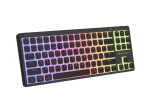 Genesis Thor 430 TKL Wireless Black Геймърска безжична нископрофилна механична клавиатура с Outemu Pink Silent Low-profile суичове