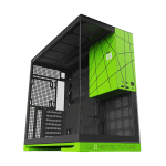 Geometric Future Model 5 Black/Green aRGB Nvidia Style Limited Edition Компютърна кутия