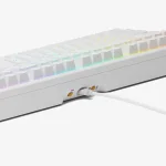 Glorious GMMK 3 Prebuilt 100% Hot-swappable White Геймърска механична клавиатура с Glorious Fox суичове