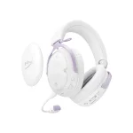 HyperX Cloud III S Wireless White/Pink Геймърски безжични слушалки с микрофон