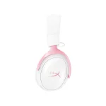 HyperX Cloud III S Wireless White/Pink Геймърски безжични слушалки с микрофон