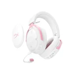 HyperX Cloud III S Wireless White/Pink Геймърски безжични слушалки с микрофон
