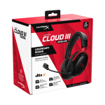 HyperX Cloud III Wireless Red Безжични геймърски слушалки с микрофон