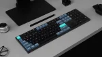 Keychron B36 Deep Black Безжична геймърска клавиатура с мембранни Scissor суичове
