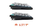 Keychron B36 Deep Black Безжична геймърска клавиатура с мембранни Scissor суичове
