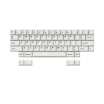 Keychron Cherry Profile Double-Shot PBT Full Set 219 Keycaps Black on White Комплект капачки за механични клавиатури