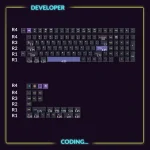 Keychron Cyber Developer Cherry Profile Dye-Sub PBT Full Set Комплект капачки за механични клавиатури