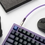 Keychron Double-Sleeved Geek Purple Кабел за клавиатура