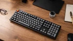 Keychron K10 QMK Hot-Swappable RGB Геймърска механична клавиатура с Keychron Super Red суичове