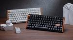 Keychron K2 HE Special Edition Black QMK/VIA Hot-swappable Безжична геймърска механична клавиатура с Gateron Double-Rail Magnetic Nebula регулируеми суичове