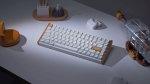 Keychron K2 HE Special Edition Black QMK/VIA Hot-swappable Безжична геймърска механична клавиатура с Gateron Double-Rail Magnetic Nebula регулируеми суичове