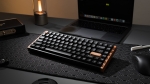 Keychron K2 HE Special Edition Black QMK/VIA Hot-swappable Безжична геймърска механична клавиатура с Gateron Double-Rail Magnetic Nebula регулируеми суичове