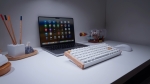 Keychron K2 HE Special Edition Black QMK/VIA Hot-swappable Безжична геймърска механична клавиатура с Gateron Double-Rail Magnetic Nebula регулируеми суичове
