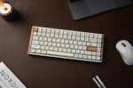 Keychron K2 HE Special Edition Black QMK/VIA Hot-swappable Безжична геймърска механична клавиатура с Gateron Double-Rail Magnetic Nebula регулируеми суичове