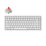 Keychron K2 Pro QMK TKL 75% RGB Hot-Swappable Plastic White Безжична геймърска механична клавиатура с Keychron K Pro Red суичове
