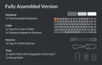 Keychron K3 MAX QMK/VIA Black Безжична геймърска механична клавиатура с Gateron Low Profile Brown суичове