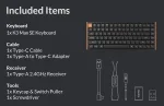 Keychron K3 MAX SE QMK/VIA Black Безжична геймърска механична клавиатура с Keychron Milk POM Red суичове