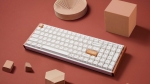 Keychron K4 HE Special Edition White QMK/VIA Hot-swappable Безжична геймърска механична клавиатура с Gateron Double-Rail Magnetic Nebula регулируеми суичове
