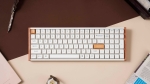 Keychron K4 HE Special Edition White QMK/VIA Hot-swappable Безжична геймърска механична клавиатура с Gateron Double-Rail Magnetic Nebula регулируеми суичове